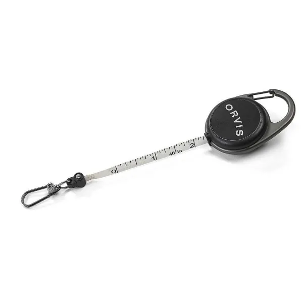 Orvis Black Nickel Carabiner Tape Measure Zinger Combo| Tools