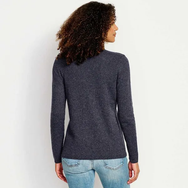 Orvis Classic Mockneck Sweater|Women Sweaters