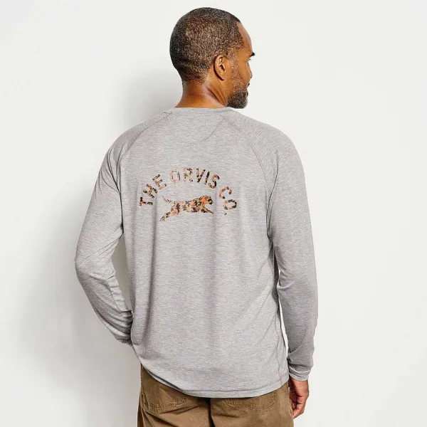 Orvis Dricast Logo Long-Sleeved Crew|Men Shirts