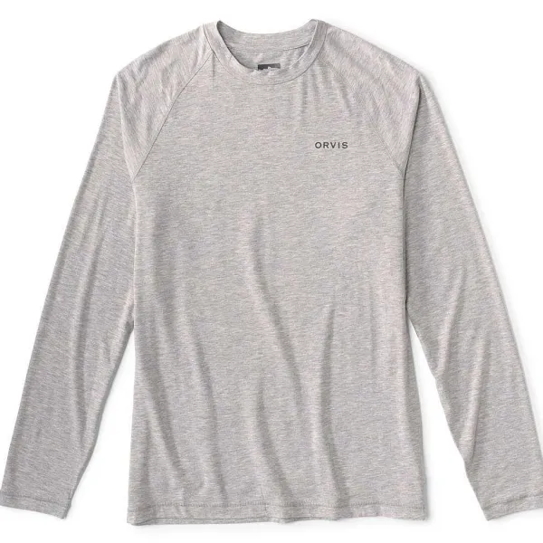 Orvis Dricast Logo Long-Sleeved Crew|Men Shirts