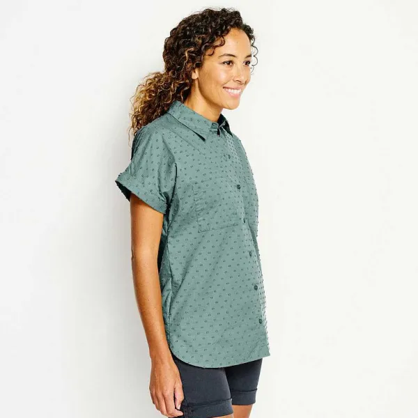 Orvis Easy Solid Short-Sleeved Camp Shirt|Women Shirts