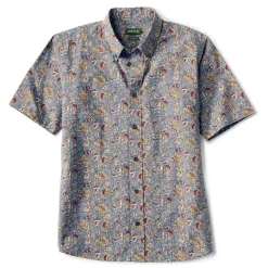 Orvis High Rock Short-Sleeved Printed Shirt|Men Shirts