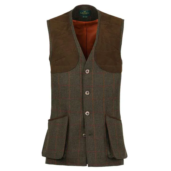 Orvis Laksen Tweed Shooting Vest|Men Vests