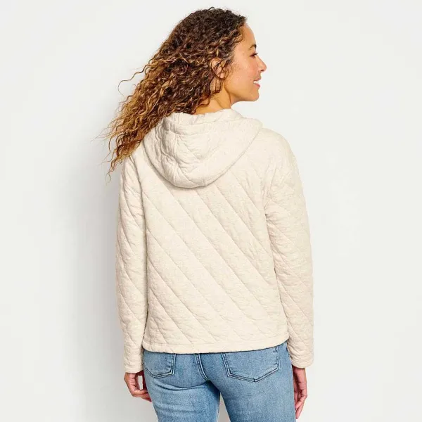 Orvis Lived-In Quilted Hoodie|Women Sweatshirts