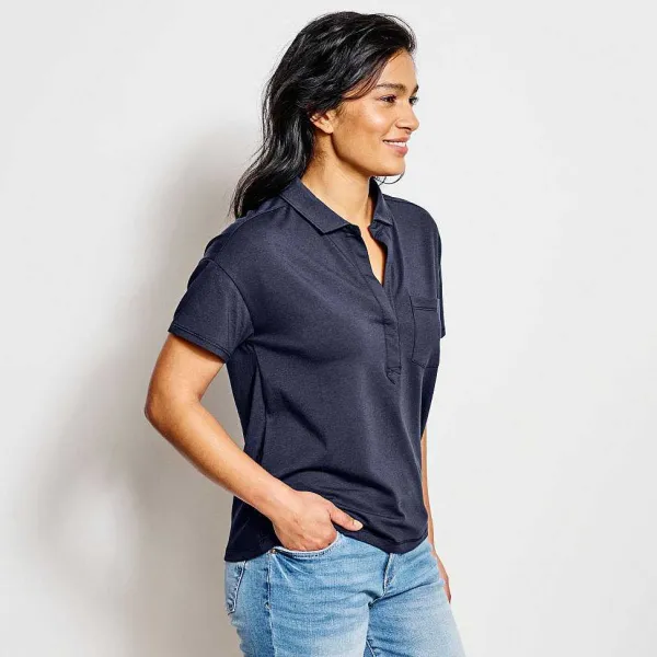 Orvis Perfect Short-Sleeved Polo Shirt|Women Shirts