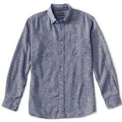 Orvis Pure Linen Long-Sleeved Shirt|Men Shirts