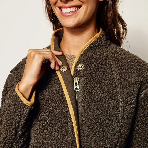 Orvis Sherpa Cozy Cocoon Coat|Women Fleece