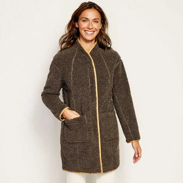 Orvis Sherpa Cozy Cocoon Coat|Women Fleece