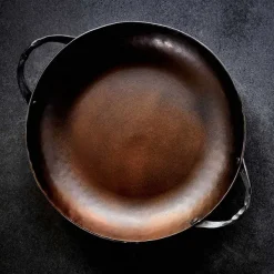 Orvis Smithey Carbon Steel Round Roaster| Kitchen Accessories