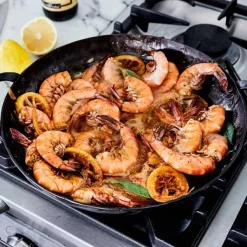 Orvis Smithey Carbon Steel Round Roaster| Kitchen Accessories