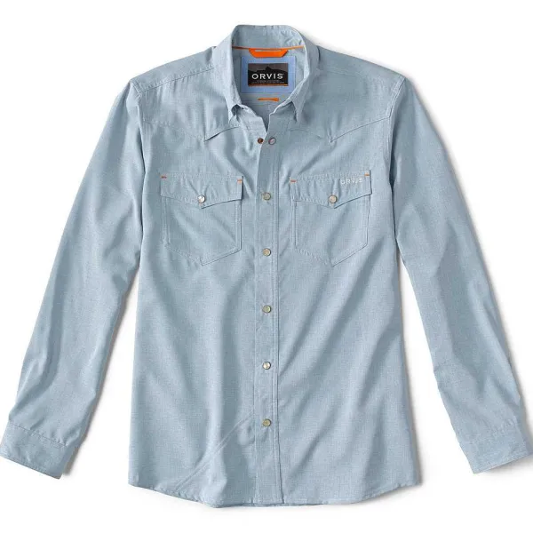 Orvis Tech Chambray Western Shirt|Men Shirts