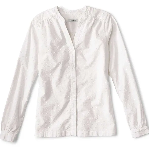 Orvis Wander Long-Sleeved Textured Shirt|Women Shirts